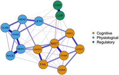 Network Analysis of Competitive State Anxiety